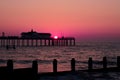 Southwold sunset Royalty Free Stock Photo