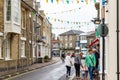 Townscape of Southwold, a popular seaside town in the county Suffolk of the UK