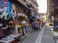 Souvenir alley full of tourists, Ubud, Bali, Indonesia