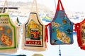 Souvenir aprons. Royalty Free Stock Photo