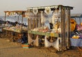 Souvenir cart on the beach in Pondicherry