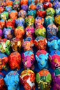 Souvenir colourfully elephants on the market in Luang Prabang, Laos