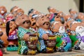 Souvenir dolls in middle asia Royalty Free Stock Photo