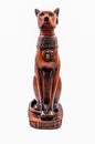 Souvenir figurine of a sacred Egyptian cat Royalty Free Stock Photo