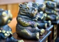 Souvenir in the form of a small bronze hippo