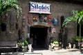 Souvenir gift art shop on general luna Street of Intramuros city for Filipino people and foreign travelers travel visit and