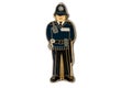 The souvenir magnet - a London policeman Royalty Free Stock Photo