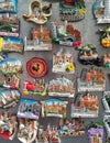 Souvenir magnets for sale in Italy.