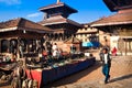 Souvenir market in Swayambhunath