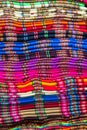 Souvenir quechua colorful traditional textil Royalty Free Stock Photo