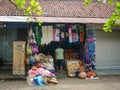 A souvenir shop in Gili Meno island, Indonesia Royalty Free Stock Photo