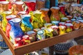 Souvenir shop in the Malcesine town which located at the Garda lake