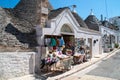 Souvenir shop in Monte Santo street, Alberobello.