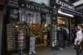 Souvenir shop in New York City, USA Royalty Free Stock Photo