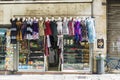 Souvenir shop in Palermo in Sicily, Italy Royalty Free Stock Photo