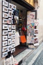 Souvenir shop in Rome, Italy
