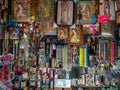 Souvenir Shop Outside the Basilica of Our Lady of Guadalupe in Mexico City, Mexico Royalty Free Stock Photo