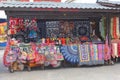 Colorful souvenir shop in West Street in Yangshuo,China