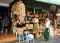 Souvenir shop, Yangon, Myanmar Royalty Free Stock Photo