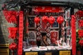 Souvenir shops at ancient town in Chengdu, China