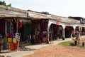 Souvenir shops at the Equator, Kayabwe, Uganda Royalty Free Stock Photo