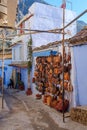 Souvenir stall at Chefchaouen