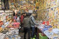 Souvenir stall in Temple Street, Hong Kong Royalty Free Stock Photo