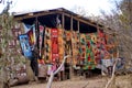 Souvenir stalls by Victoria Falls