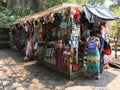 Souvenir stalls at Monte Fort park, Macau