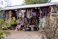 Souvenir stalls by Victoria Falls