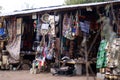 Souvenir stalls by Victoria Falls