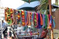 Souvenir stand on the beach on Ambergris Key Royalty Free Stock Photo