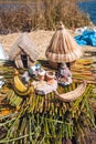 Souvenir from Uros Floating islands Titicaca, Peru Royalty Free Stock Photo