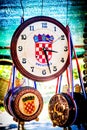 Souvenirs with Croatian simbols on sale at the fair