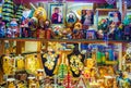 Souvenirs on display in a gift shop at Prague city Old Town Czech Republic Royalty Free Stock Photo