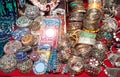 Souvenirs at Goa market Royalty Free Stock Photo