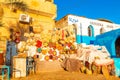 Souvenirs at the market in the famous Nubian village Royalty Free Stock Photo