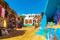 Souvenirs at the market in the famous Nubian village Royalty Free Stock Photo