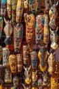 Souvenirs at the market in the famous Nubian village Royalty Free Stock Photo