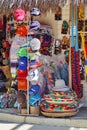 Souvenirs for sale in Costa Maya Royalty Free Stock Photo