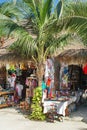 Souvenirs for sale in Costa Maya Royalty Free Stock Photo