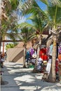 Souvenirs for sale in Costa Maya Royalty Free Stock Photo