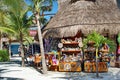 Souvenirs for sale in Costa Maya Royalty Free Stock Photo