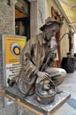 Papier-mache statue in Lecce, Apulia region, southern Italy Royalty Free Stock Photo