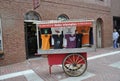 Salem, MA, 1st June: Souvenirs Stand downtown of Salem in Essex county Massachusettes state of USA Royalty Free Stock Photo