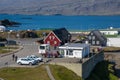 Souvenirs store and museum in town of Djupivogur in east Iceland