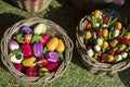 the Souvenirs at Bloemenmarkt - floating flower market on Singel Canal. Amsterdam. Netherlands Royalty Free Stock Photo