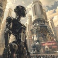 Sovereign AI blending technological advancement with structured societal regulation for harmony. Ensuring balanced future with