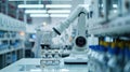 Sovereign AI-Driven Robotic Arm Adjusting Components in Lab with Real-Time Data-Based Decision Making and Advanced Automation