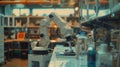 Sovereign AI-Driven Robotic Arm Adjusting Components in Lab with Real-Time Data-Based Decision Making and Advanced Automation